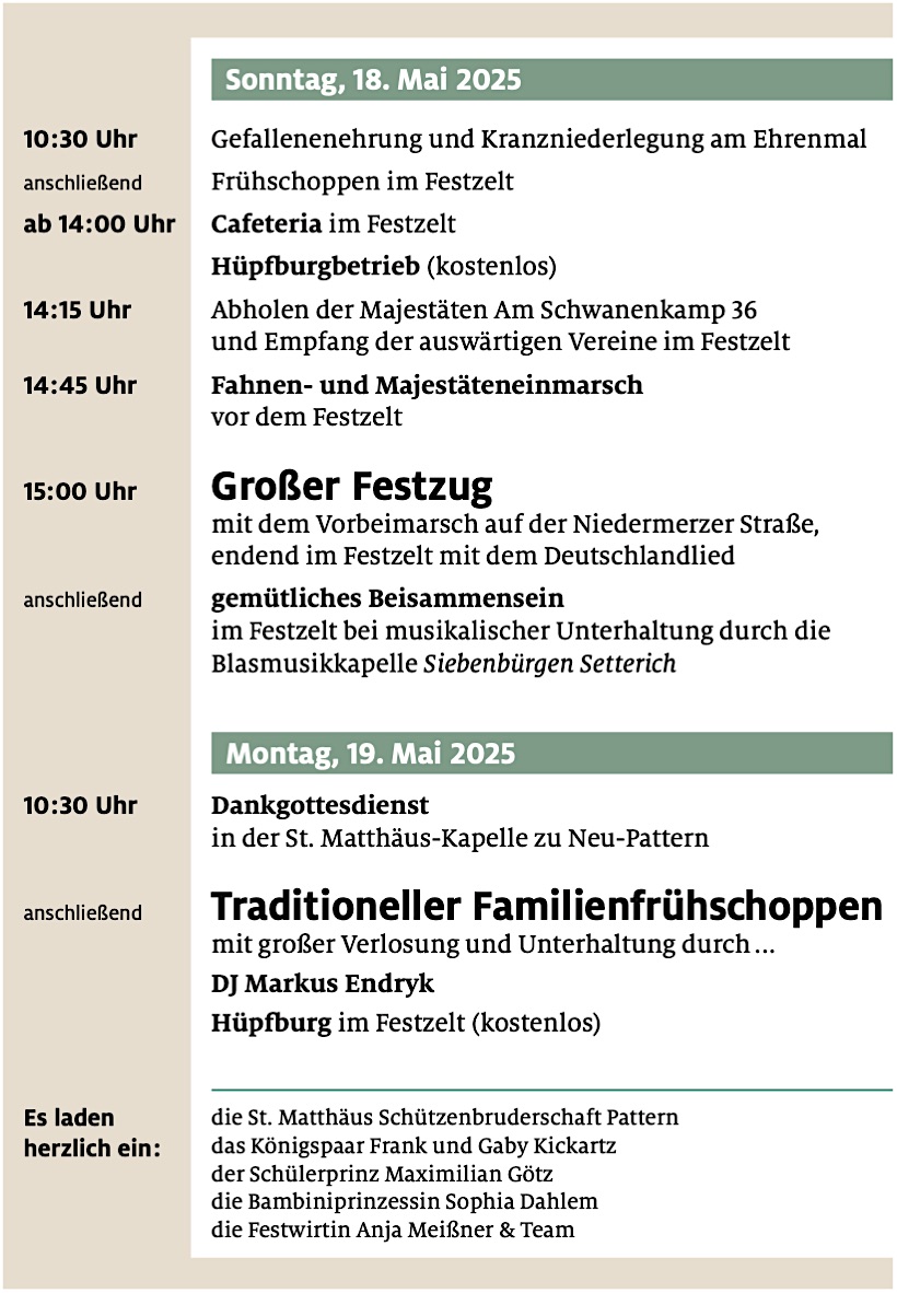 Schuetzenfest 2025